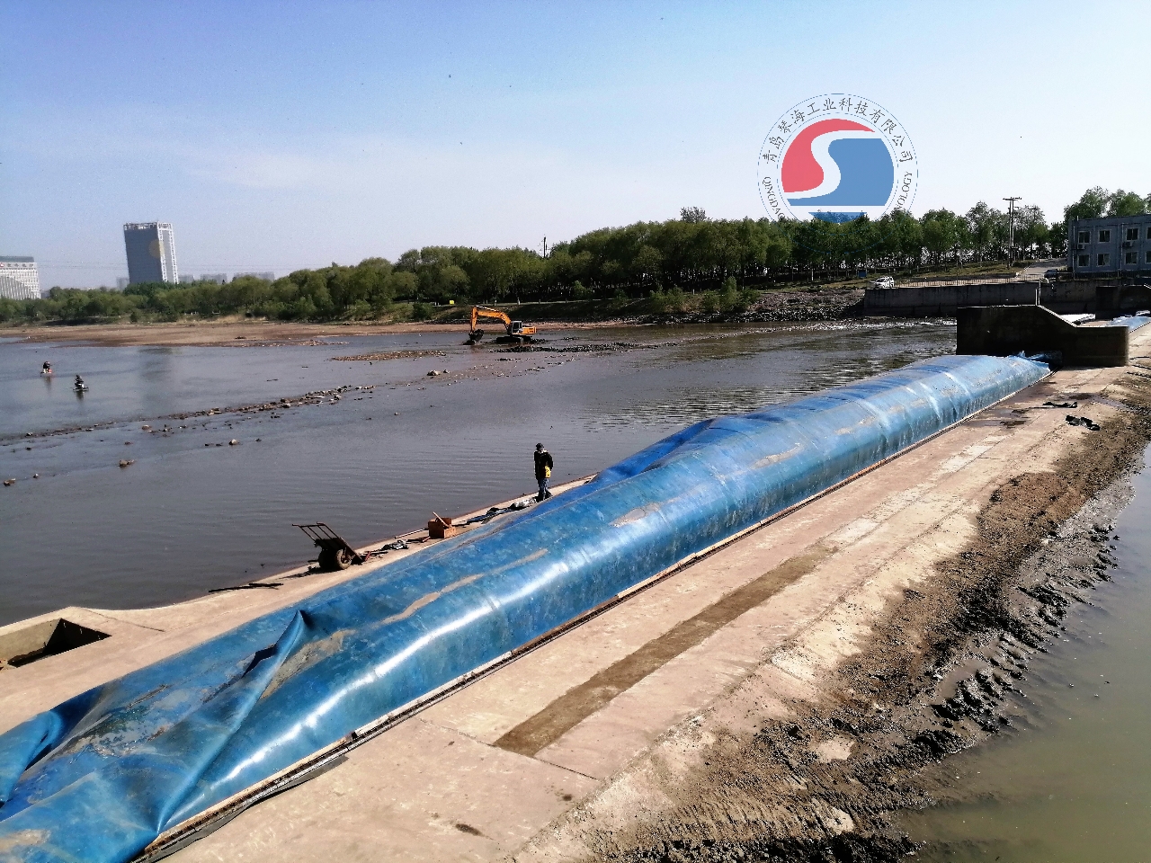 橡胶坝袋定作,橡胶坝更换全过程图解,值得收藏!