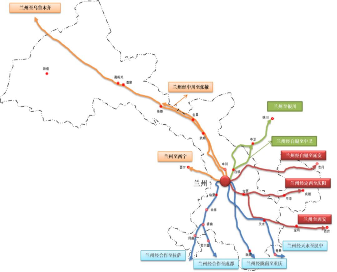 临夏火车路线图图片