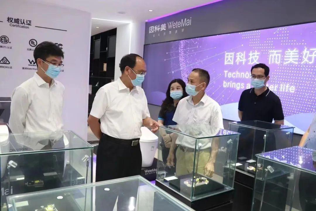 市领导林少明带队到潮安区古巷镇调研高新技术企业培育工作