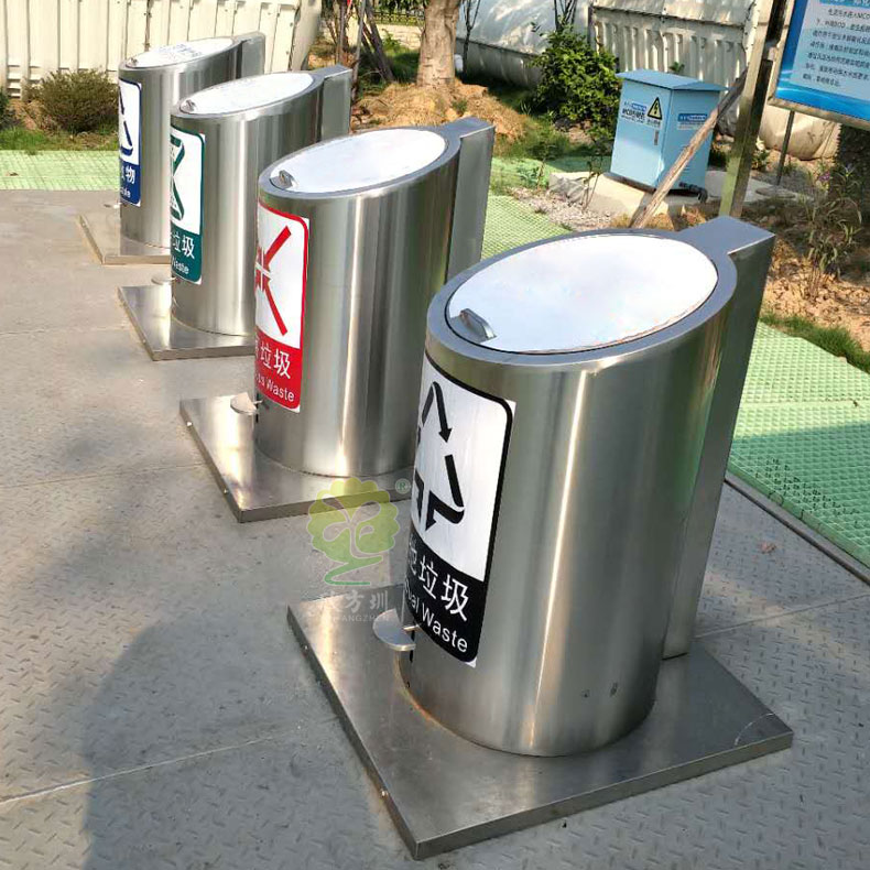 地埋式升降垃圾桶小区改造垃圾分类投放站户外自动升降投口果皮箱