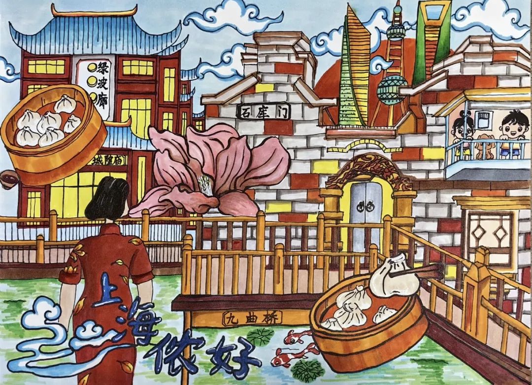 全市唯一!闵行少先队员作品"上天"了