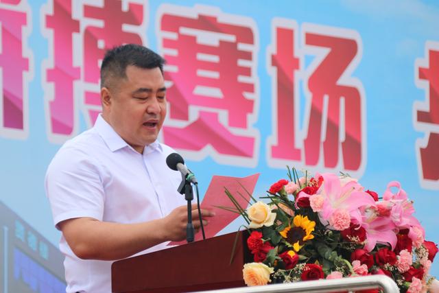 筑梦拼搏赛场,共享美好生活——渭南市杜桥中学第52届田径运动会开幕