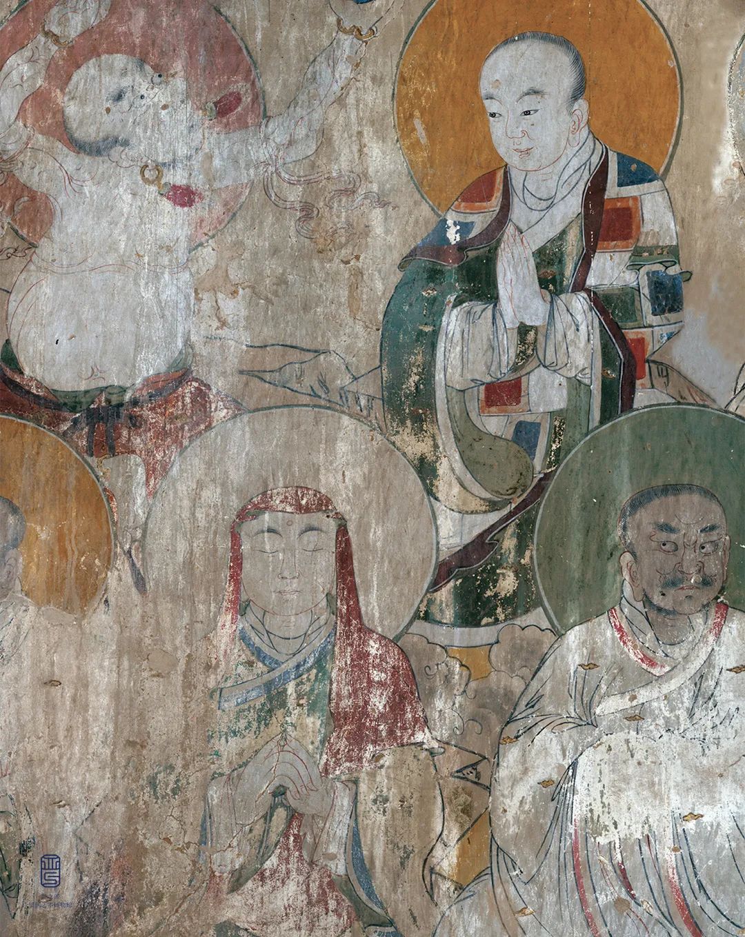 佛光寺文殊殿壁画图片