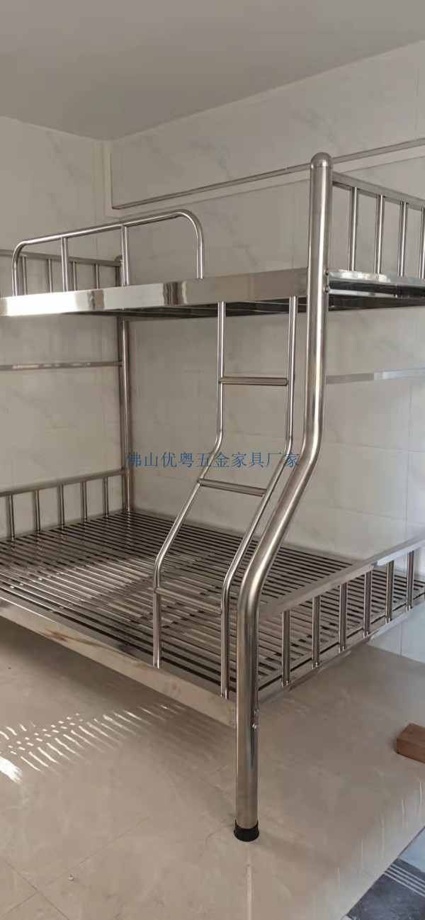 佛山学生宿舍铁架床工地床批发公寓组合铁床角铁员工床厂家定制