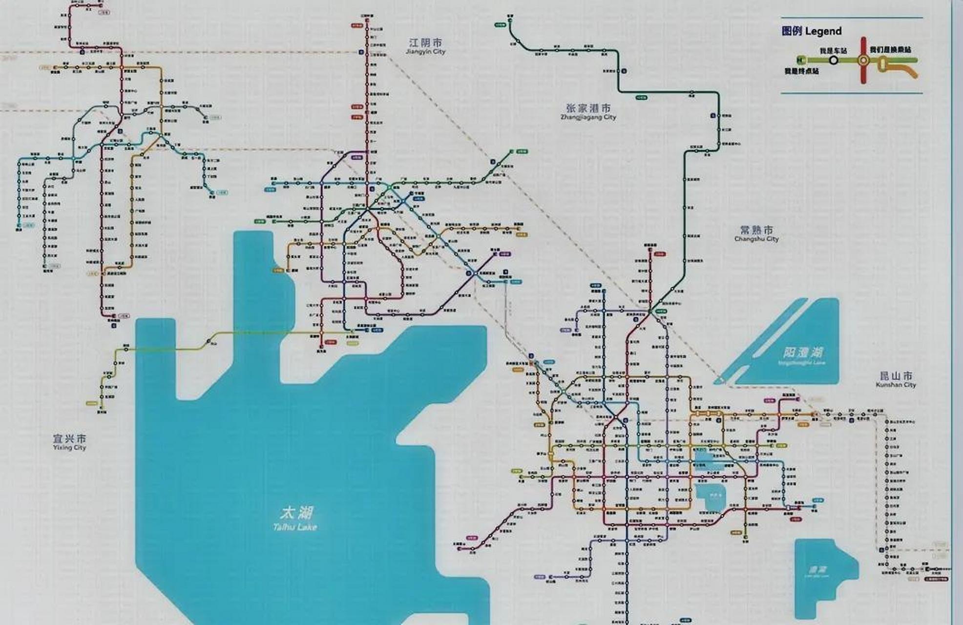 苏锡常三城市轨道交通同框!苏州要真成为苏锡常的中心城市!