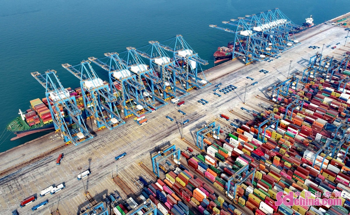 山东港口青岛港2021年吞吐量实现"双增长"