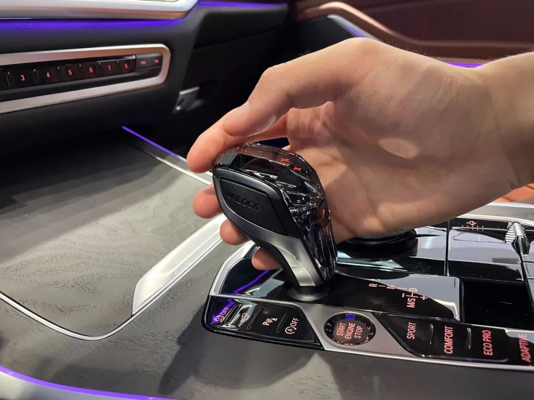 "bmw水晶档杆",漂亮!|高档美学材料