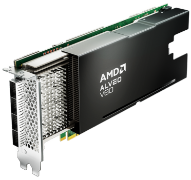 零售价近70000元！AMD宣布量产Alveo V80计算加速卡：板载32GB内存