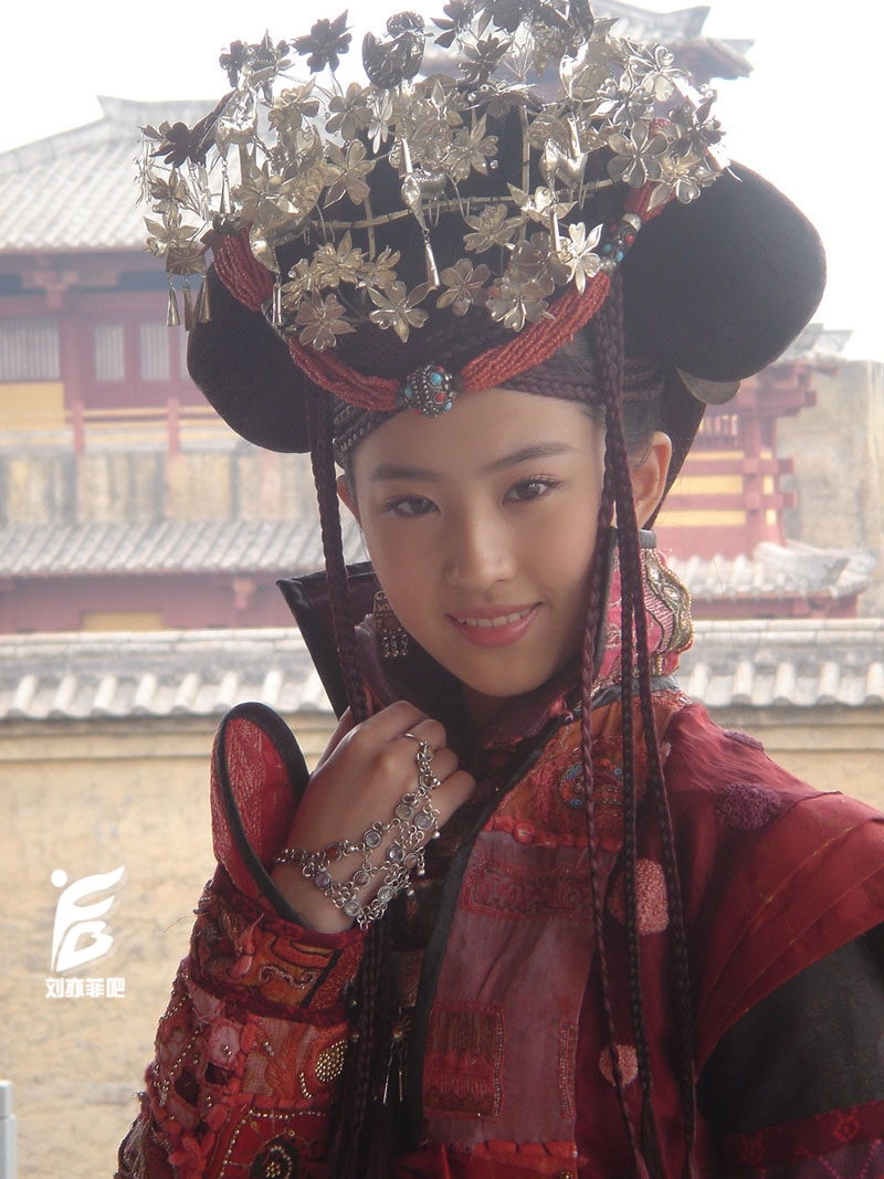 刘亦菲南诏国公主造型,美得像一幅画卷