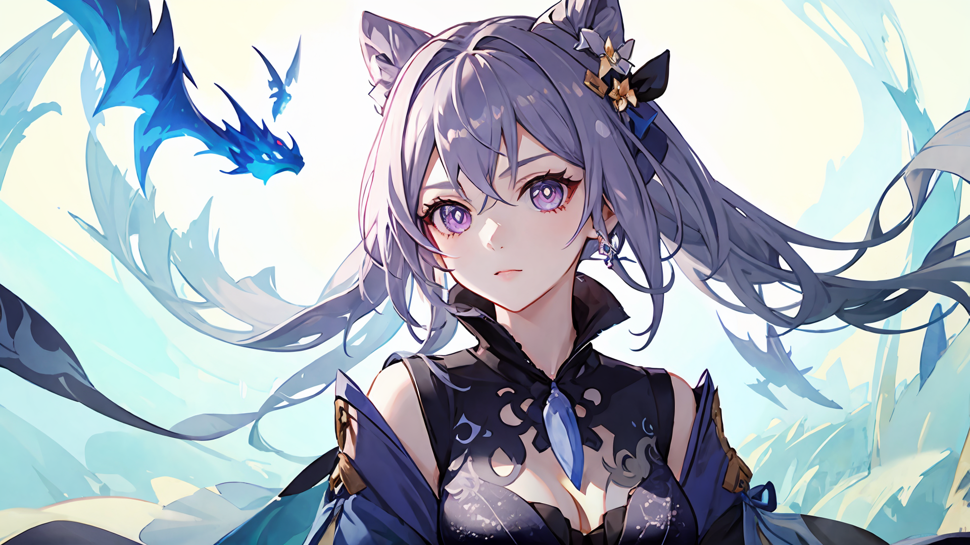 「0418期 壁纸|头像」原神特辑-刻晴:剑光如我,斩尽芜杂!