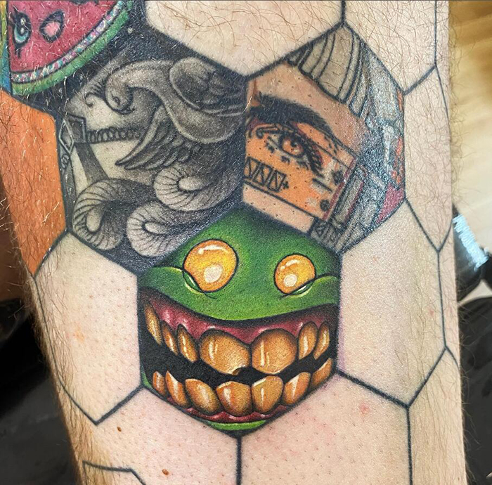 六一快乐 童心未泯可爱趣味的大黄牙 卡通纹身(二)