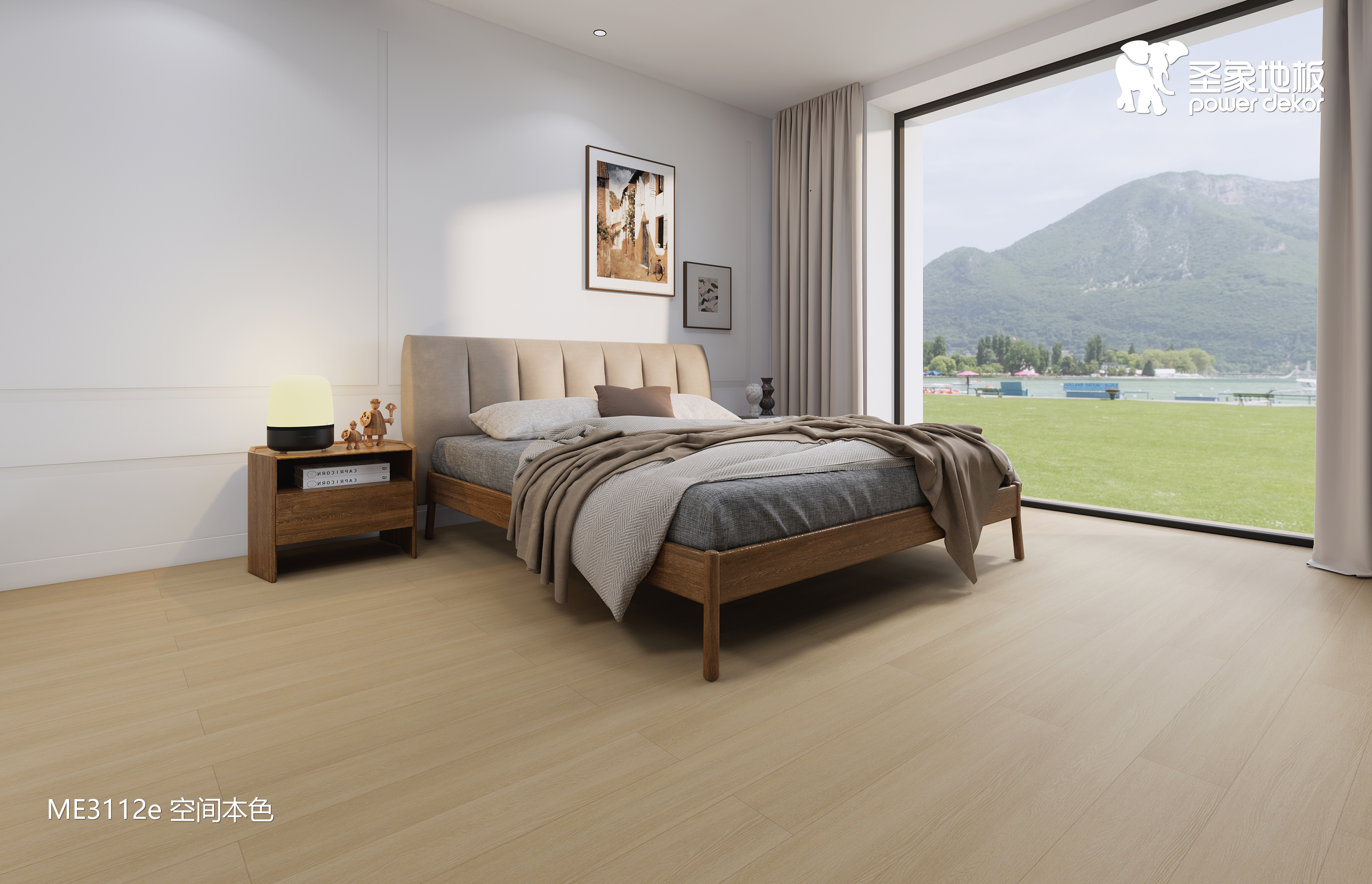 圣象eb科技地板- me3112e空间本色,轻松拉满家的舒适度