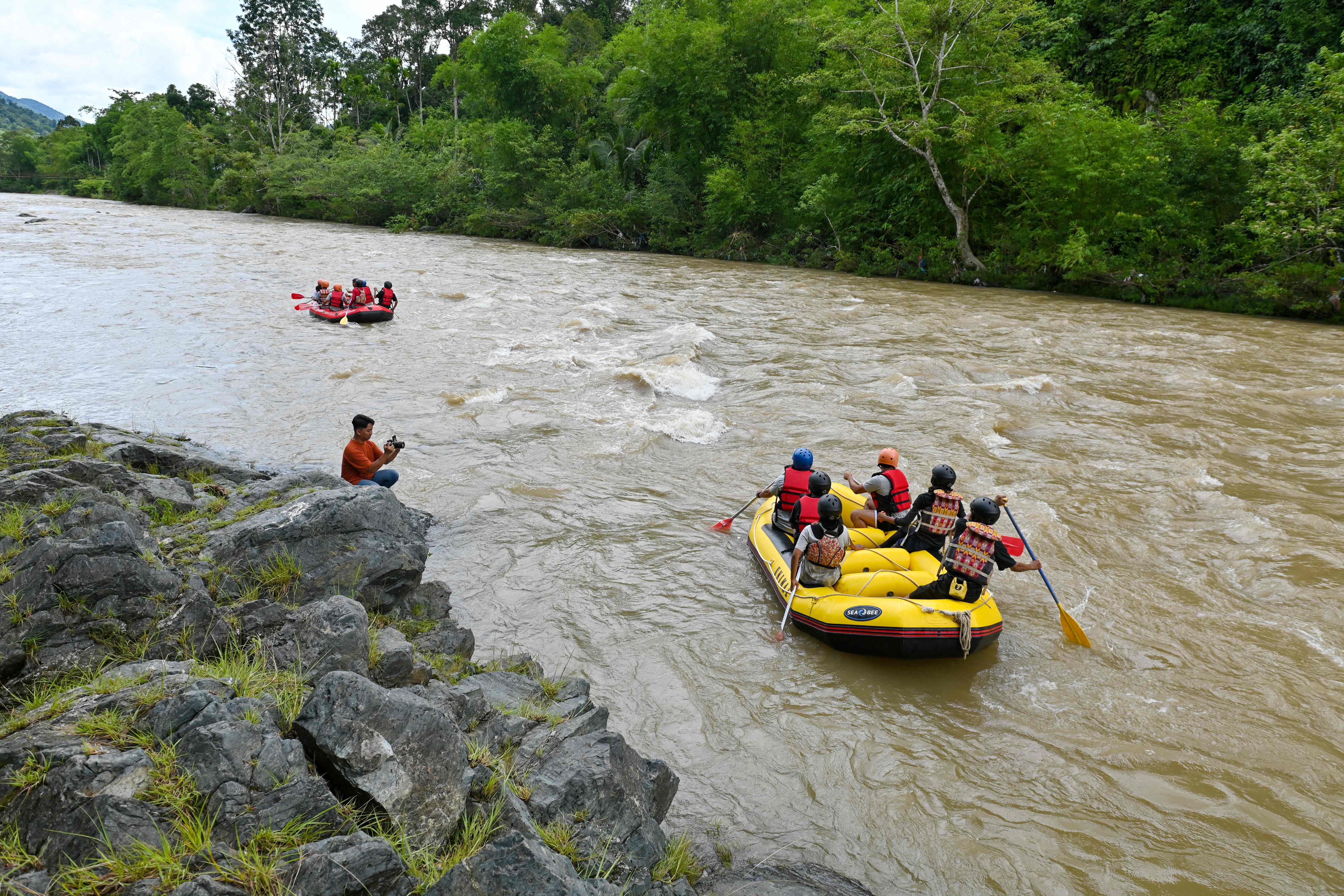 印度尼西亚亚齐特区:体验皮划艇漂流