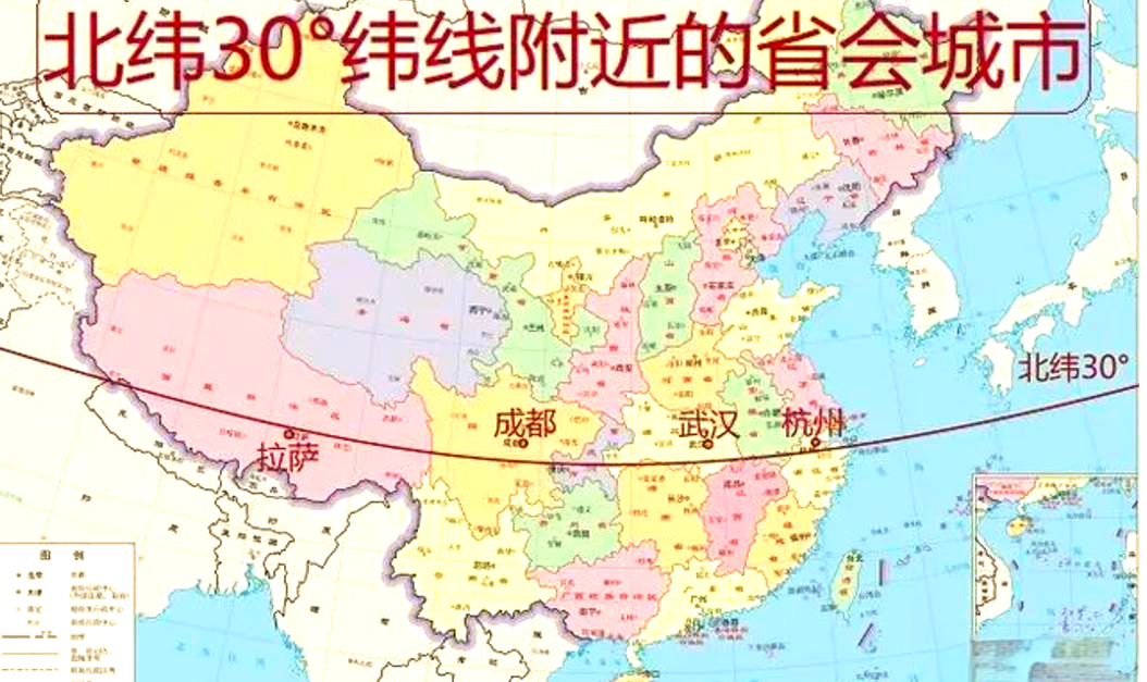 北纬30度与北回归线：探寻神秘地带的多个城市与景观