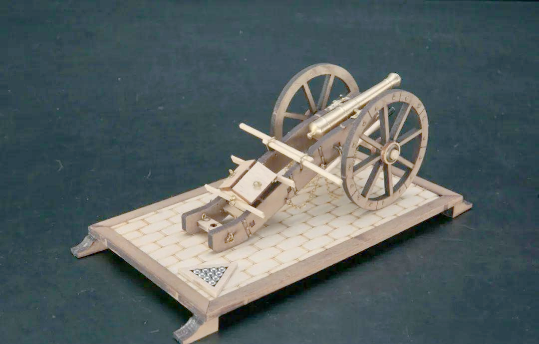 法国拿破仑m1841型与m1857型野战炮1:43比例仿真模型