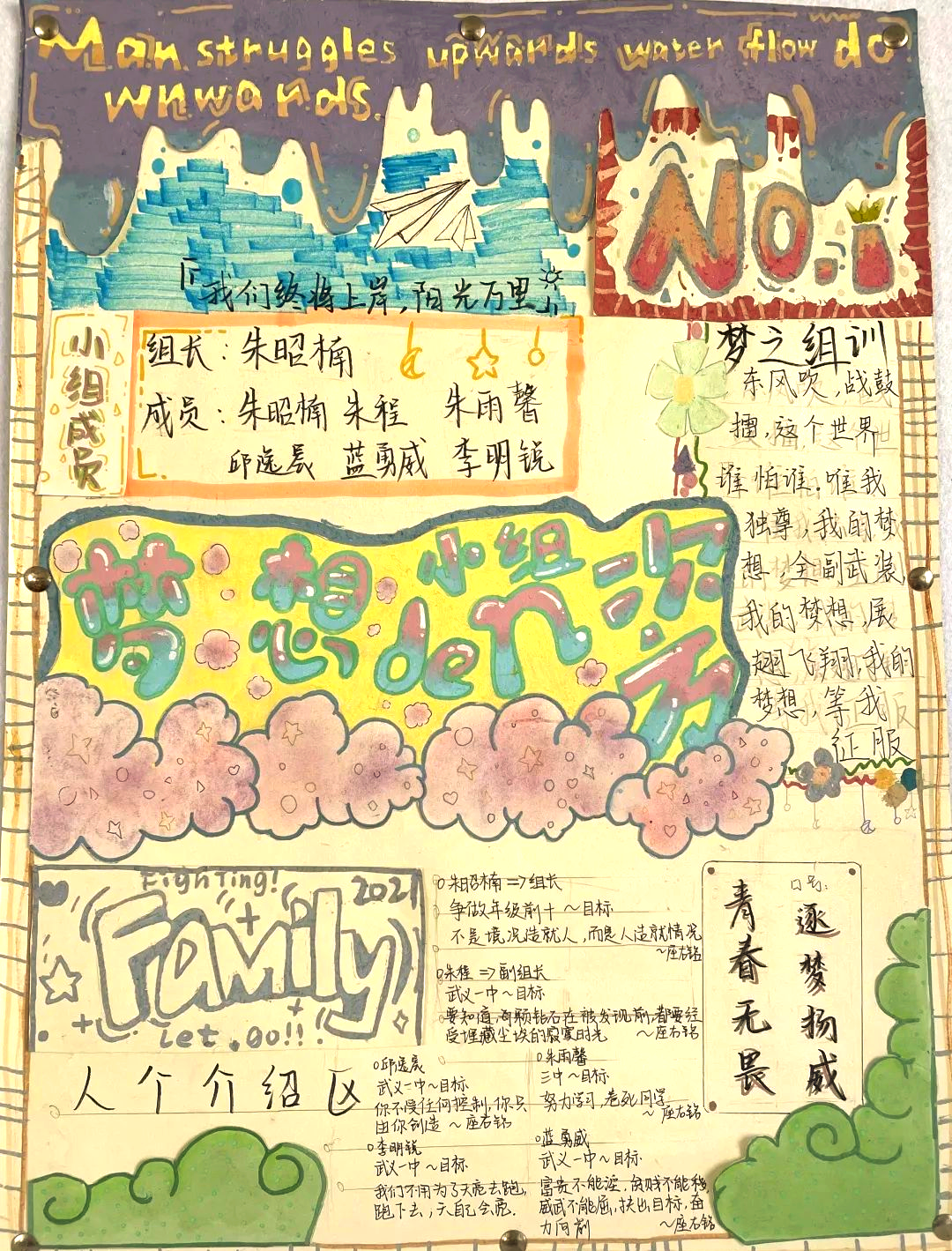 本次小组海报的制作与评比,正是小组建设成果的一次集中展示.在