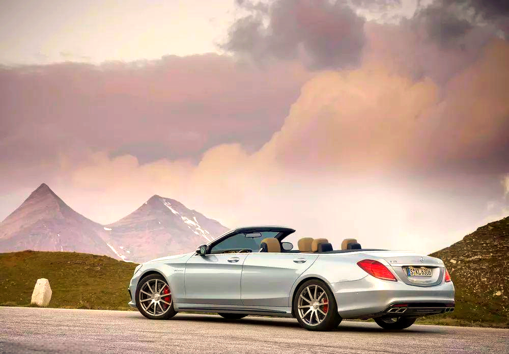 梅赛德斯奔驰s63 amg cabriolet四门敞篷车惊艳亮相