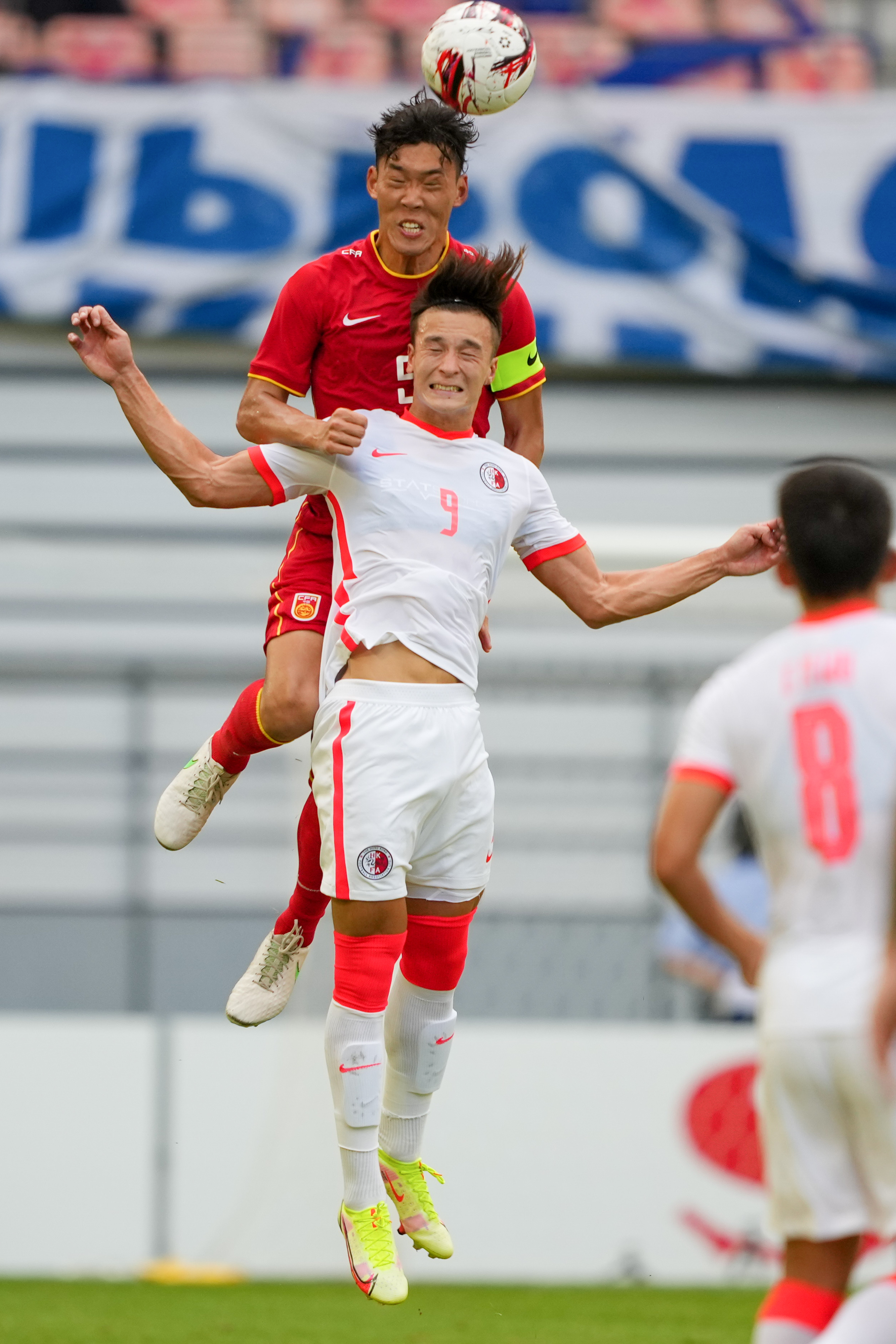 足球——东亚杯:中国男足选拔队对阵中国香港队