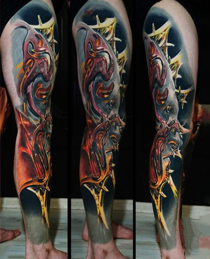 更高端更深层次的3d立体纹身艺术 进来鉴赏一下吧(一)