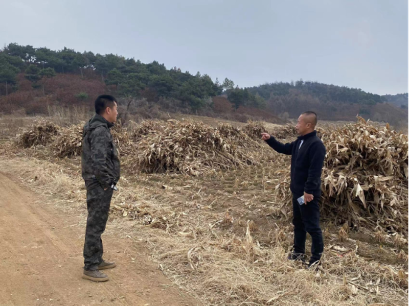 开原市马家寨镇开展秸秆禁烧检查工作