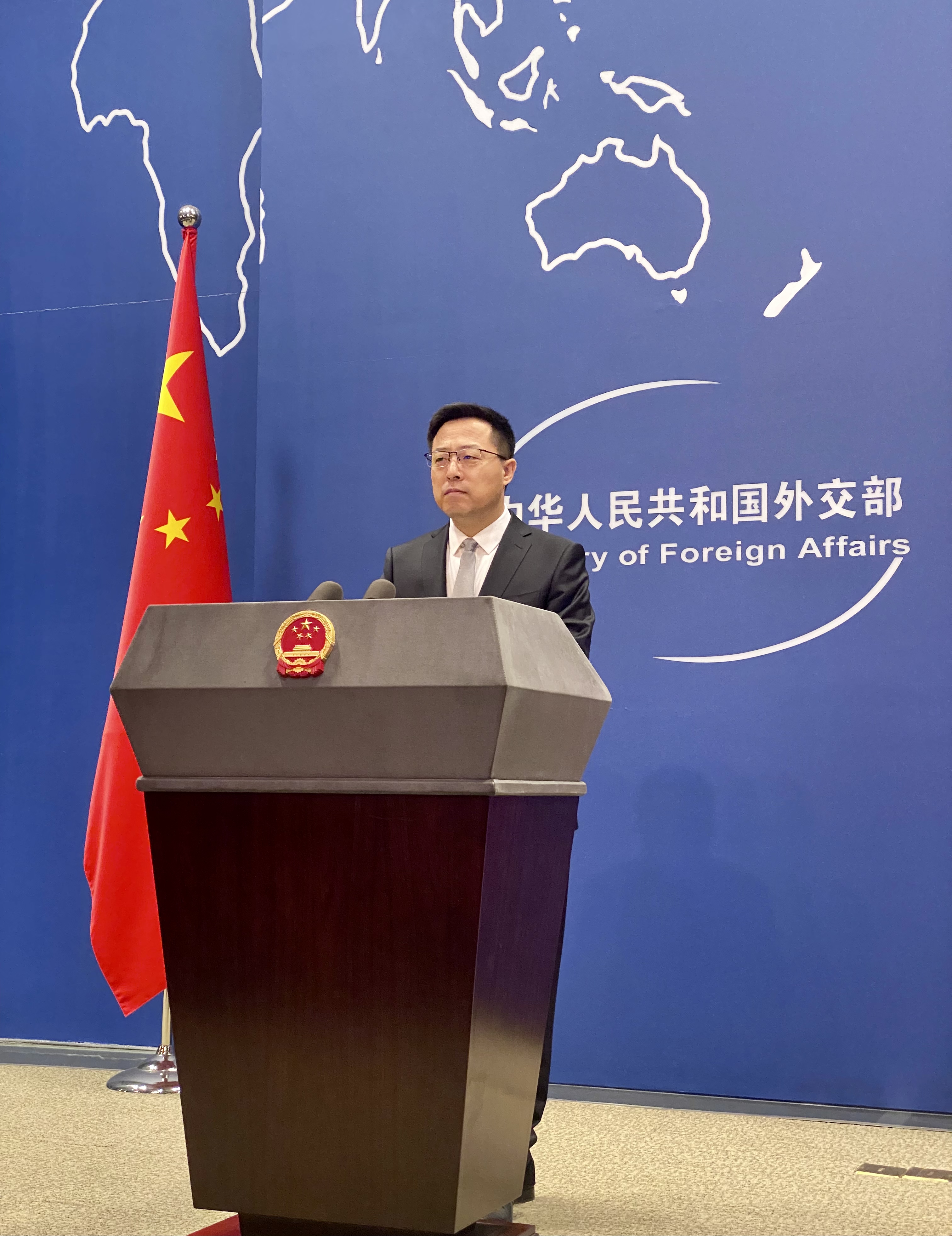 赵立坚:谁把人权当口号?谁真正以人为本?答案不言自明
