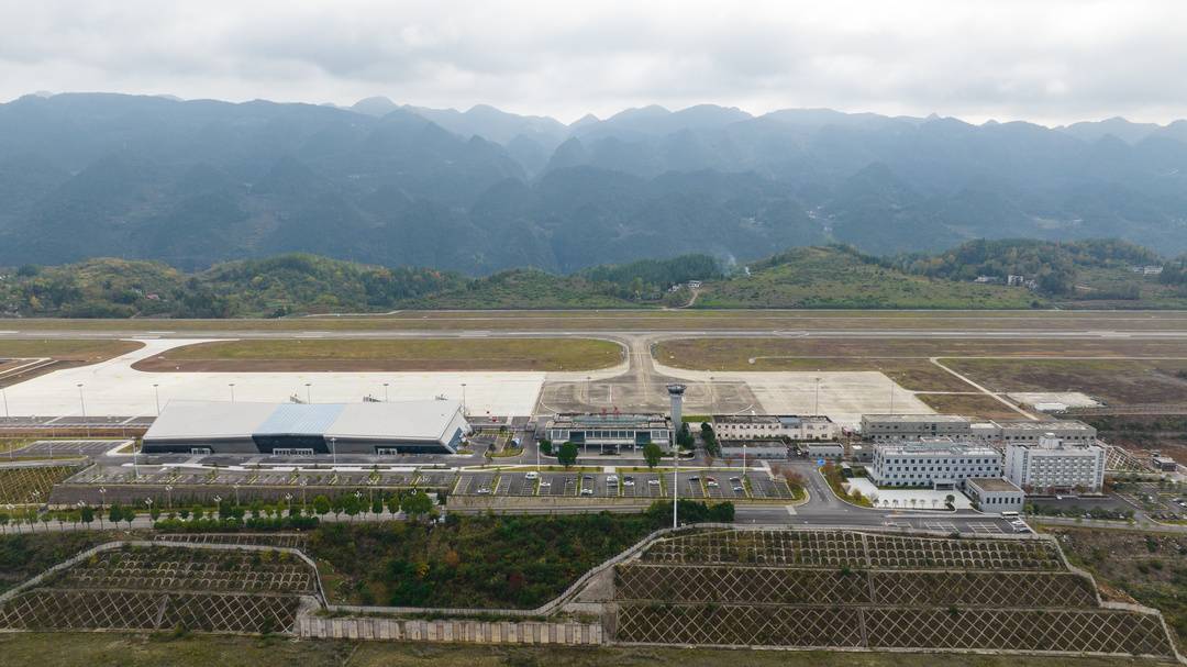 重庆黔江机场t2航站楼正式启用 武陵山区机场建设实现能级跃升