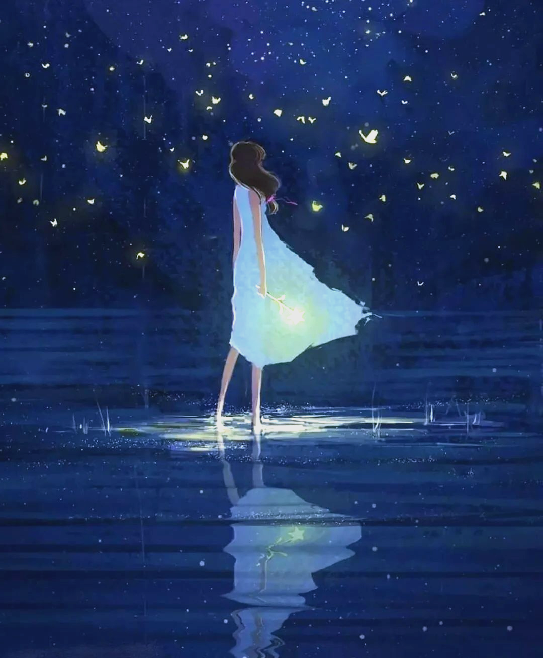 插画精选|jungsuk lee 梦幻唯美的女孩插画作品