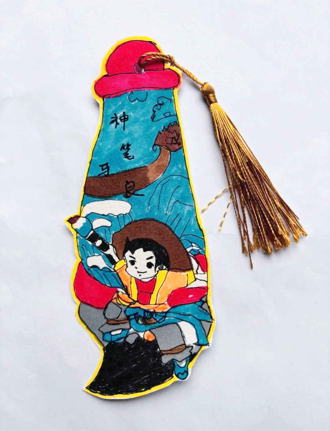 制作个性化书签一张张别具一格的书签,在同学们手中诞生,它们以独特的