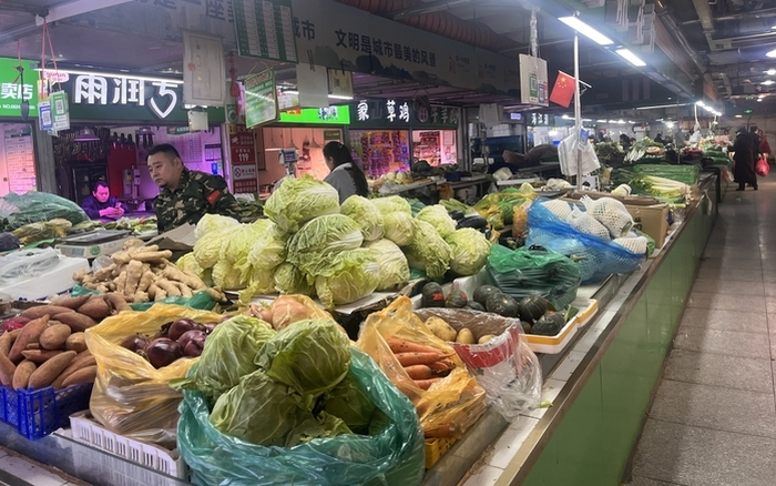 济南蔬菜价格节后回落明显,平均售价778元/公斤,环比下降87%