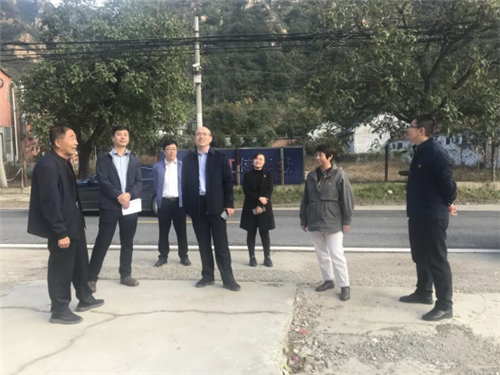 平谷区委副书记葛海斌,区委常委孙学伟到黄松峪乡调研指导工作