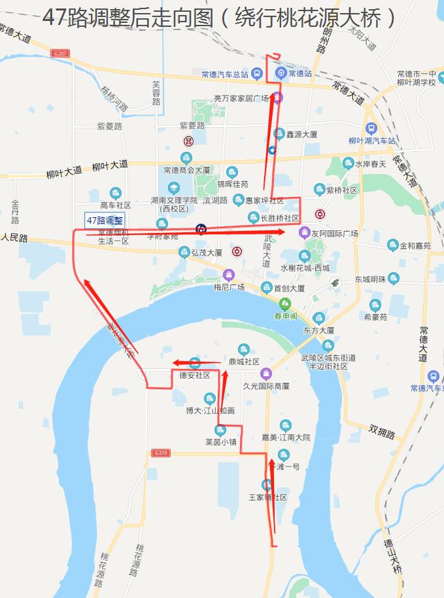 47路公交车路线路图图片