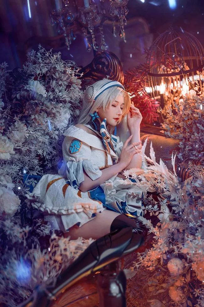 漆皮长靴 海伦梦幻cosplay