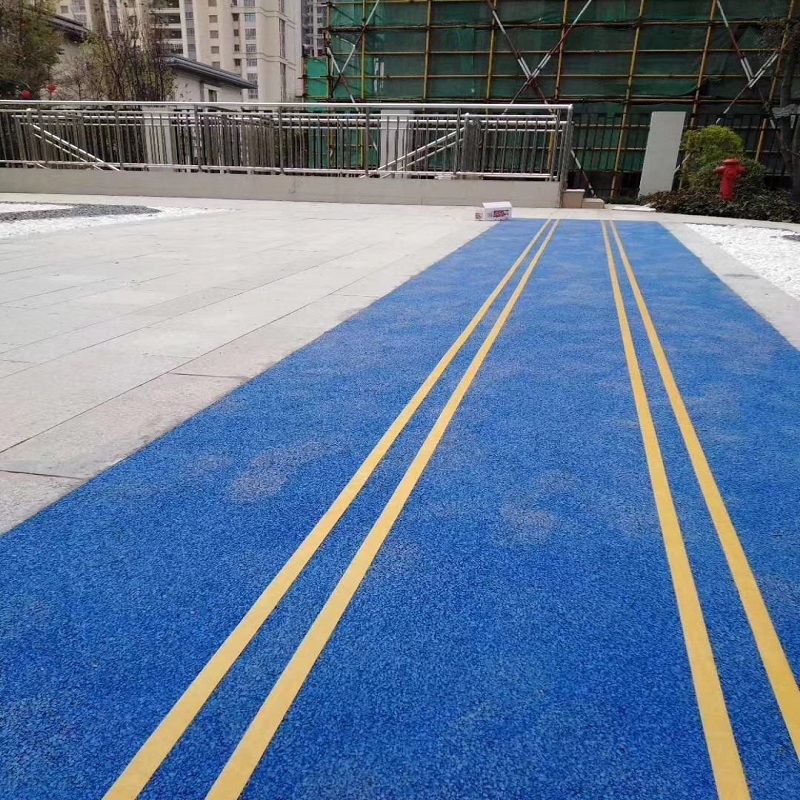 公园小区epdm健身步道塑胶地面材料方案