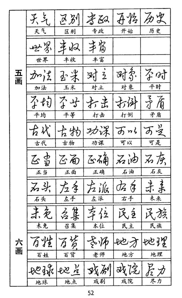 经典字帖