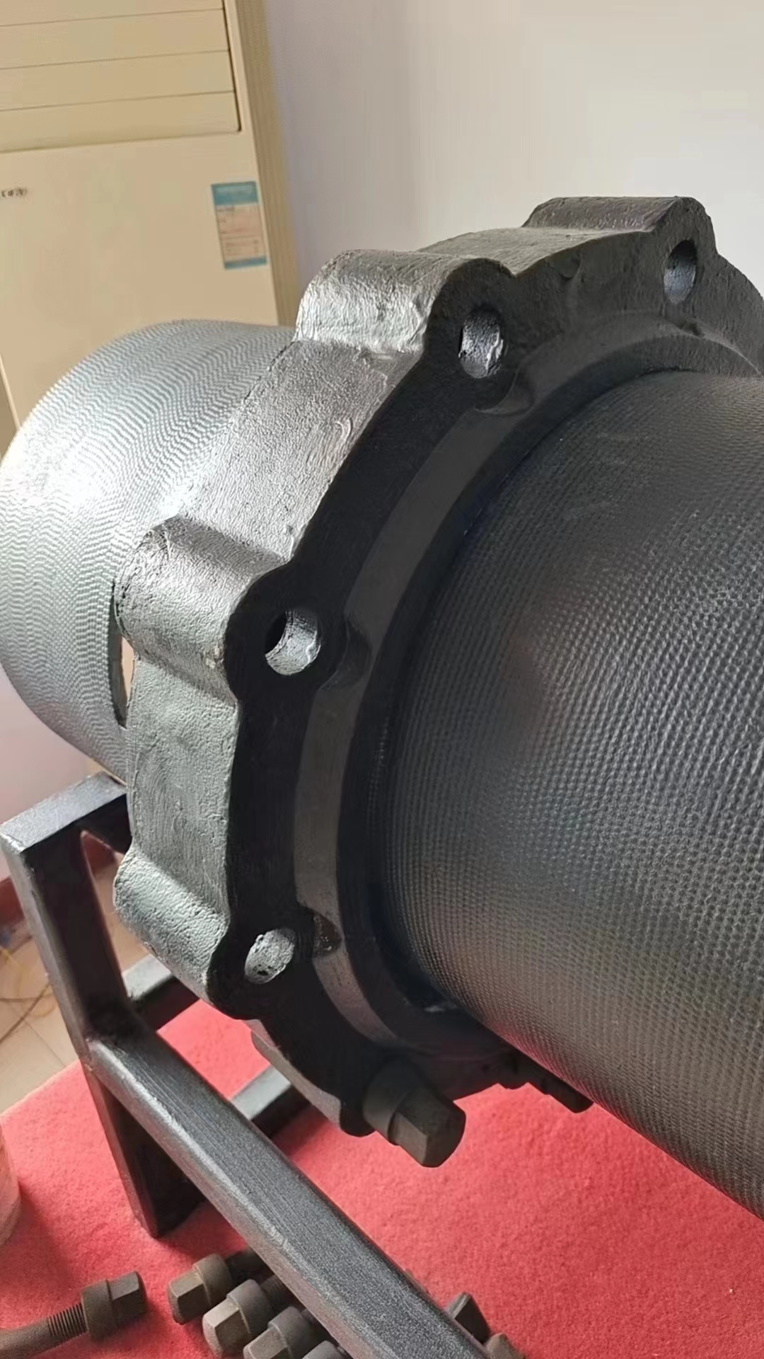 自锚式球墨铸铁管机械胶圈接口图