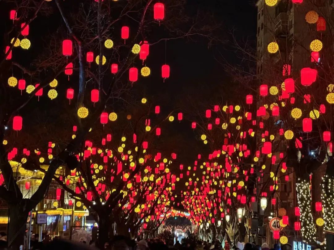 石景山模式口夜景图片