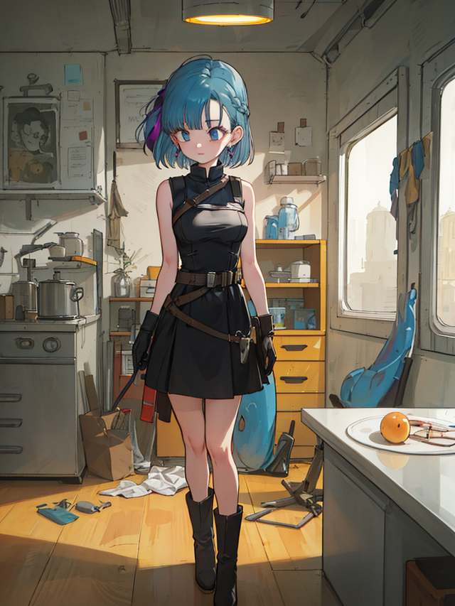 《龙珠》各种画风的布尔玛 头像 壁纸