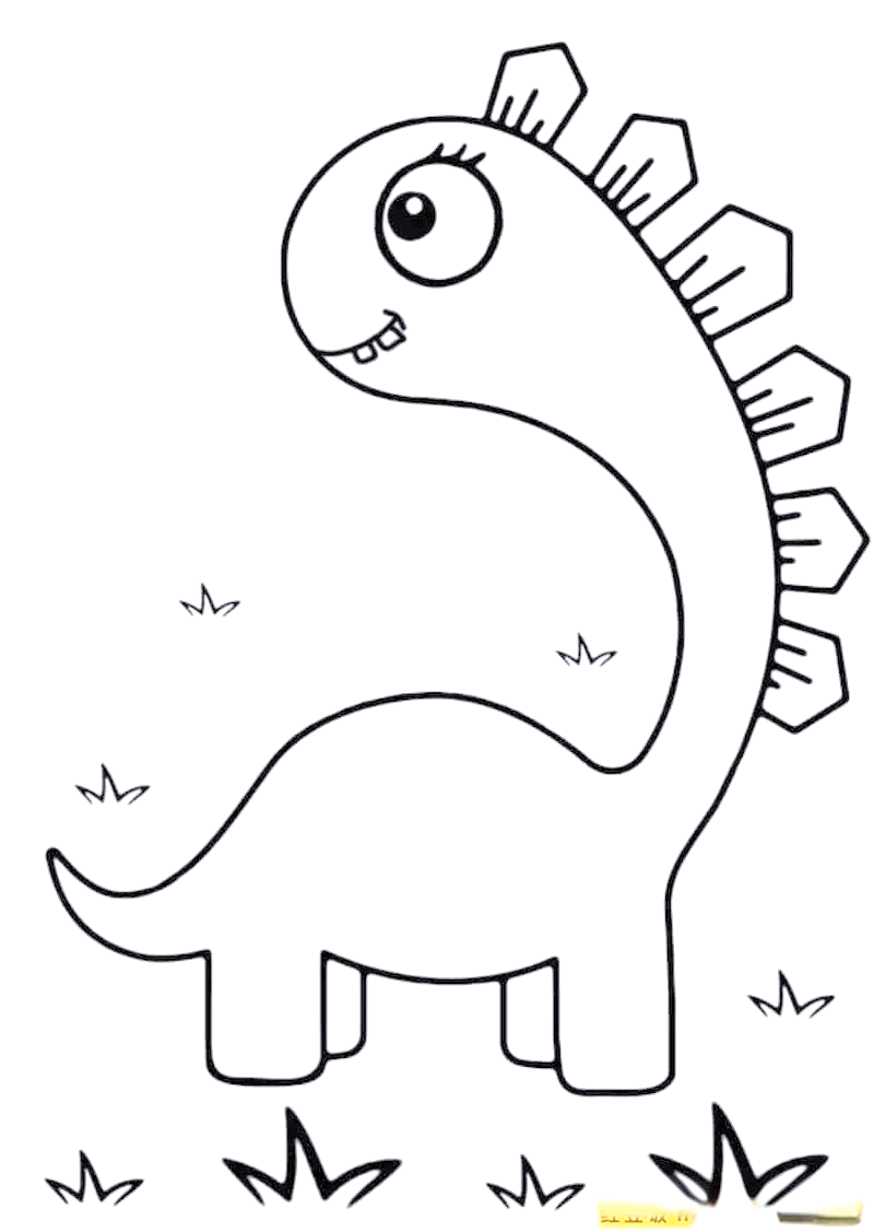 探索恐龙世界:众多有趣且超级简单的儿童简笔画!