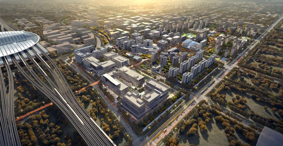 从雄安中交未来科创城看天津海河柳林