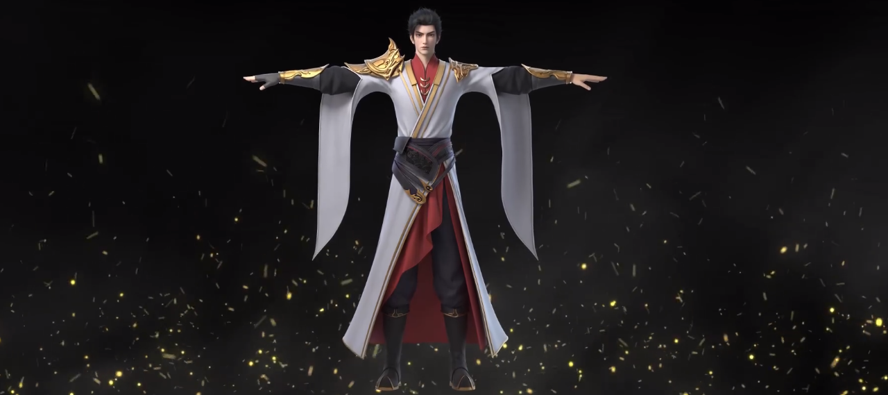 完美世界石中天换新模帅气十足,酷似石昊,祖孙俩横扫天元秘境