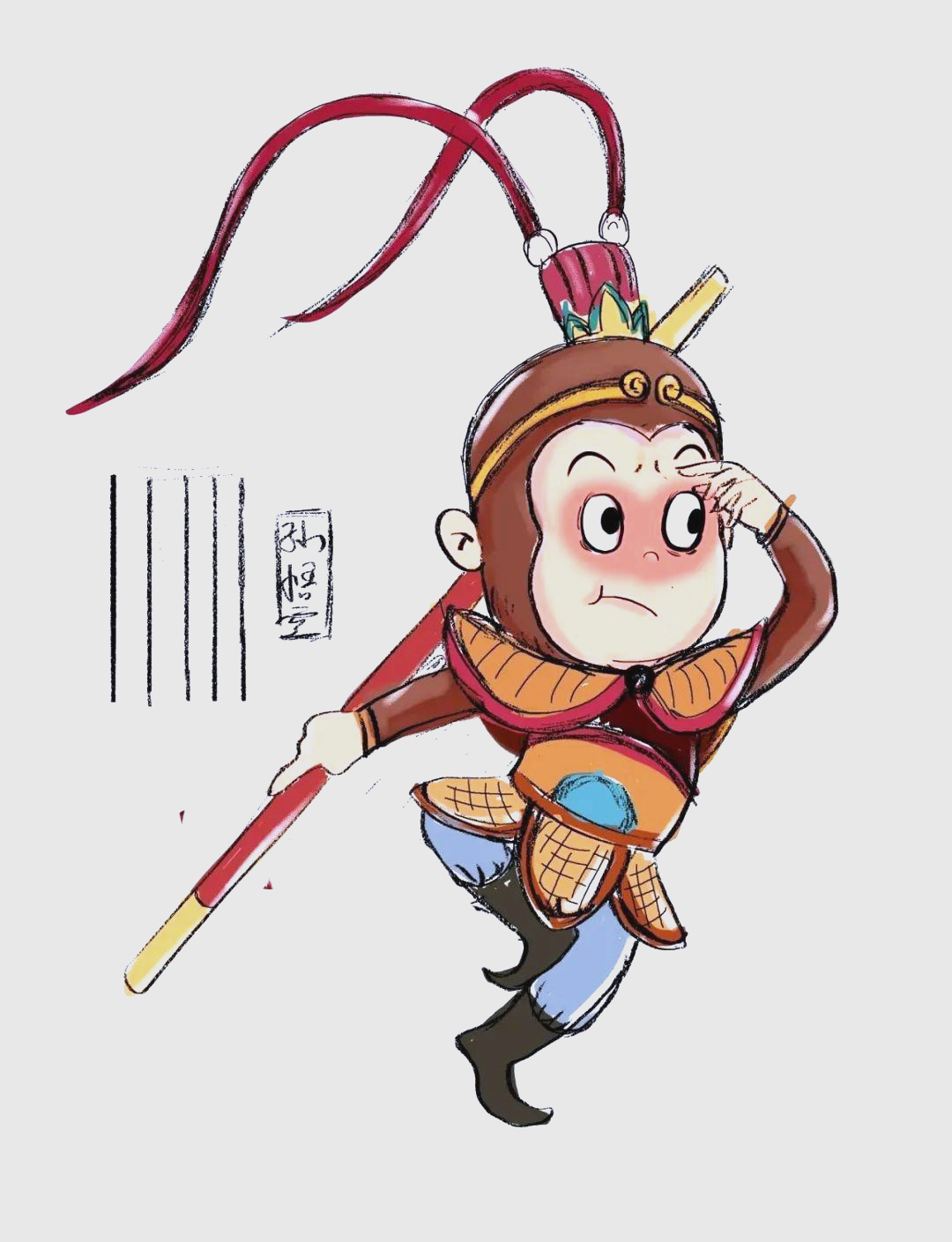 的独特气质,确保观众能迅速而准确地认出这是《西游记》中的经典人物