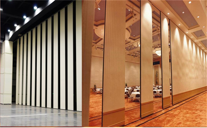 郑州活动隔断-酒店活动玻璃隔断-郑州宴会厅移动折叠隔断