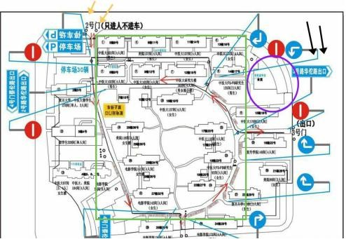 上海中医药大学校园地图