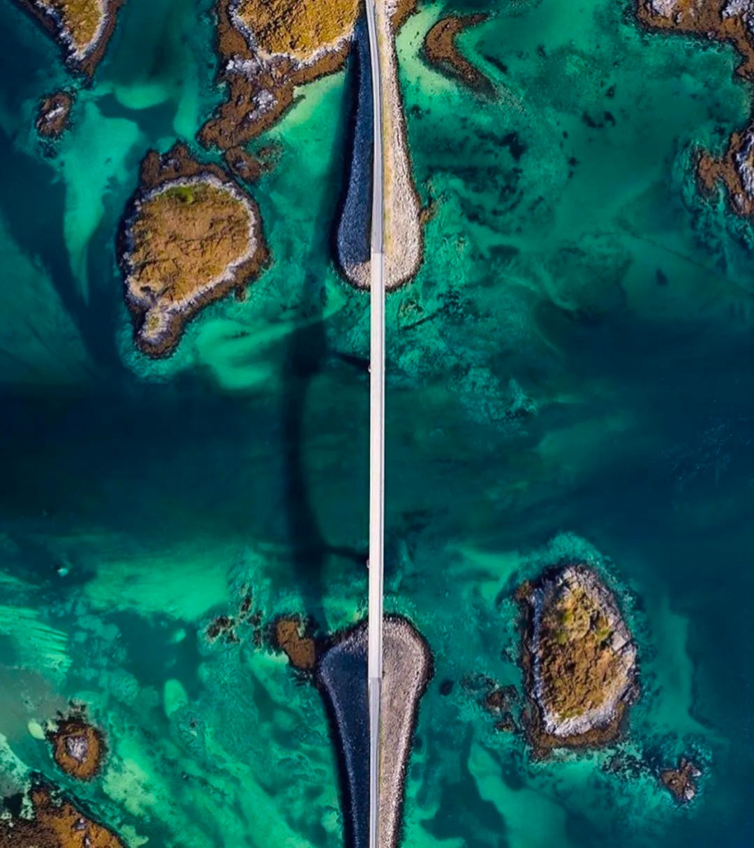 上帝视角俯瞰挪威