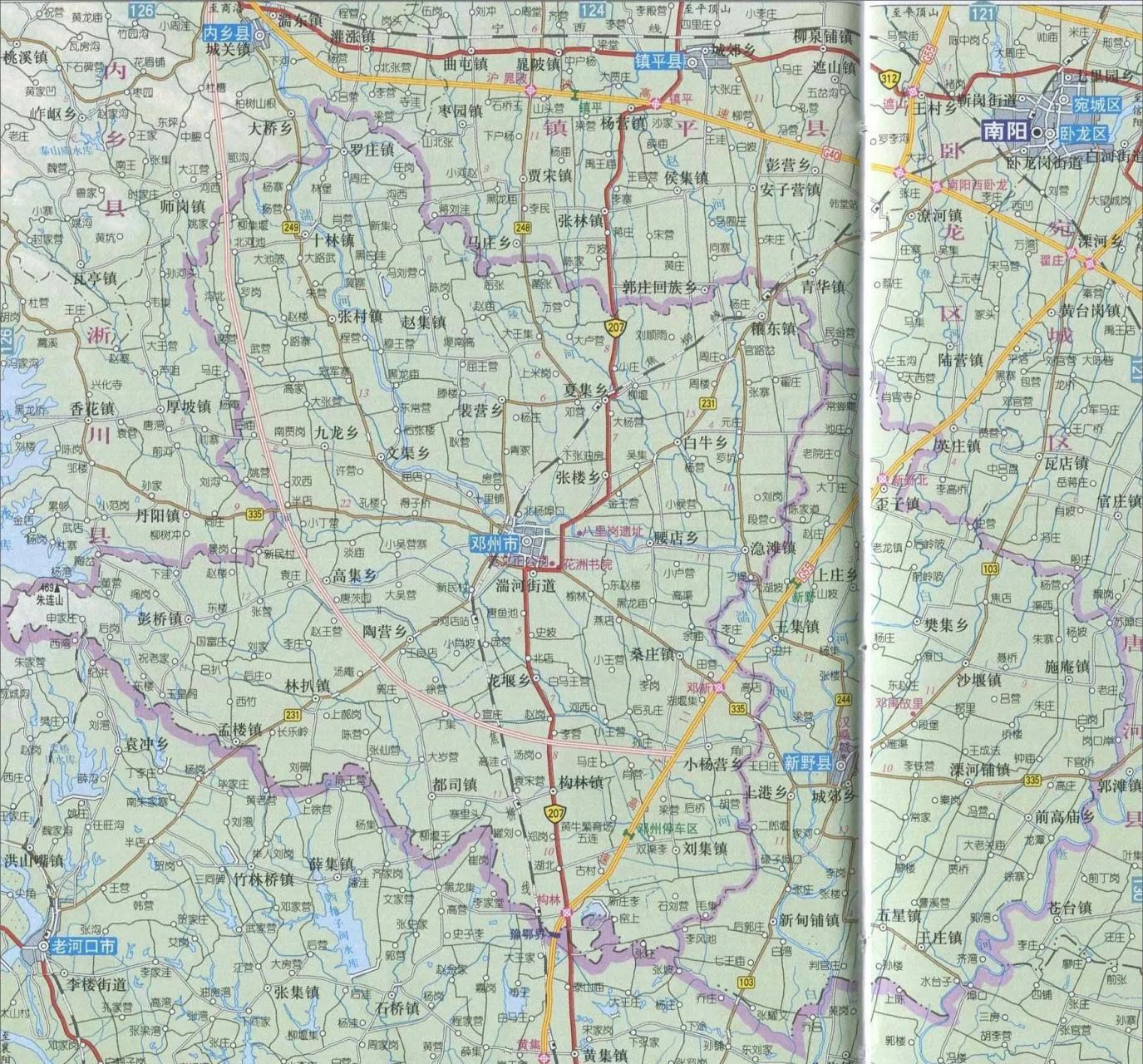 河南省南阳市新野县简介 【地理位置】位于市境南部,与南阳市辖区