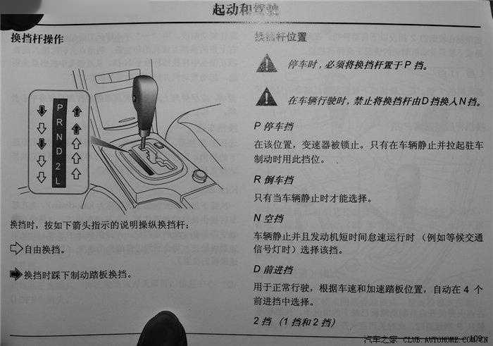 悦动手自一体档位图解图片