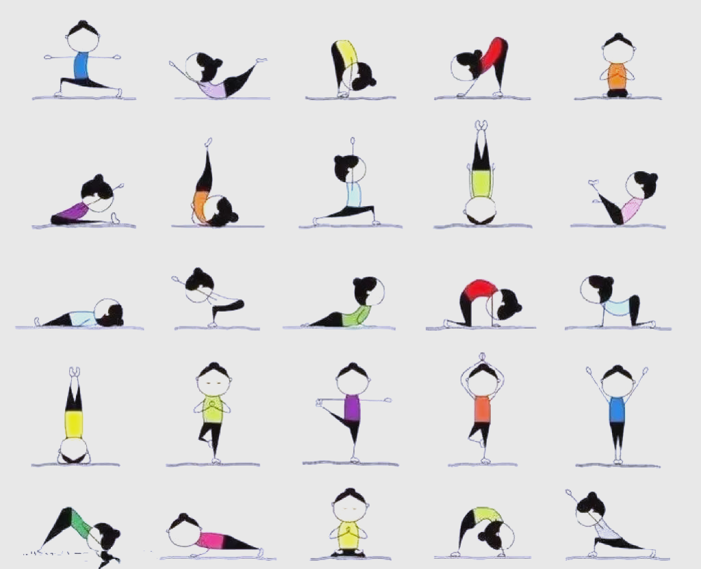 探索瑜伽小人图的多样画法,助你轻松掌握
