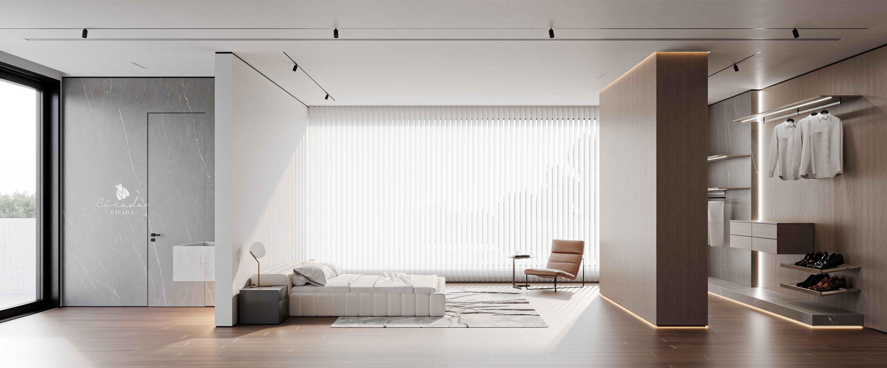 别墅设计|现代简约让空间充满温馨感