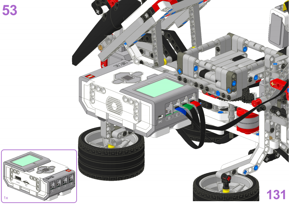 ev3魔方机器人搭建图119