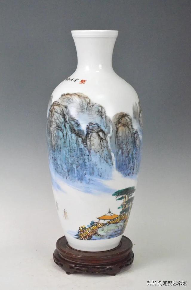 黄美尧的山水陶瓷 就是一幅展开的龙脉环绕的真山水